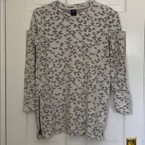 GAP Maternity textured leopard sweater